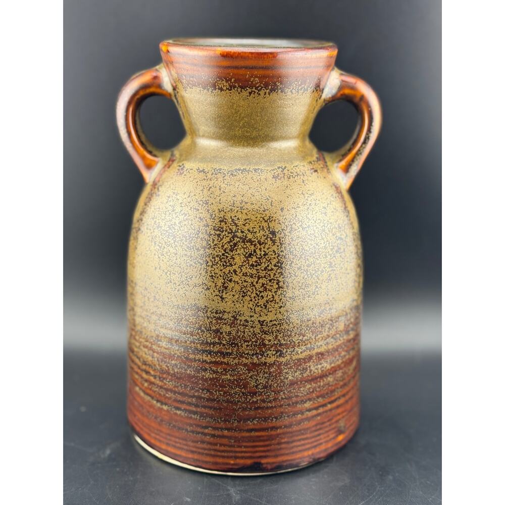 Vintage Hosley Pottery Two-Handle Urn Vase